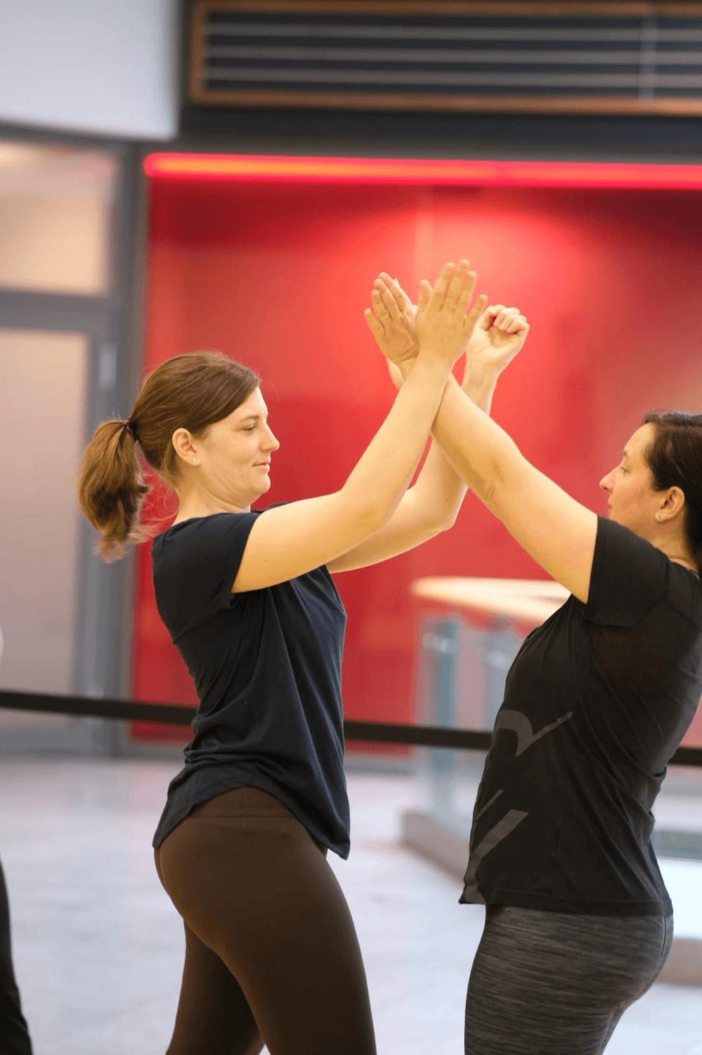 Teilnehmende beim Real Fight Workshop von Defense Zone