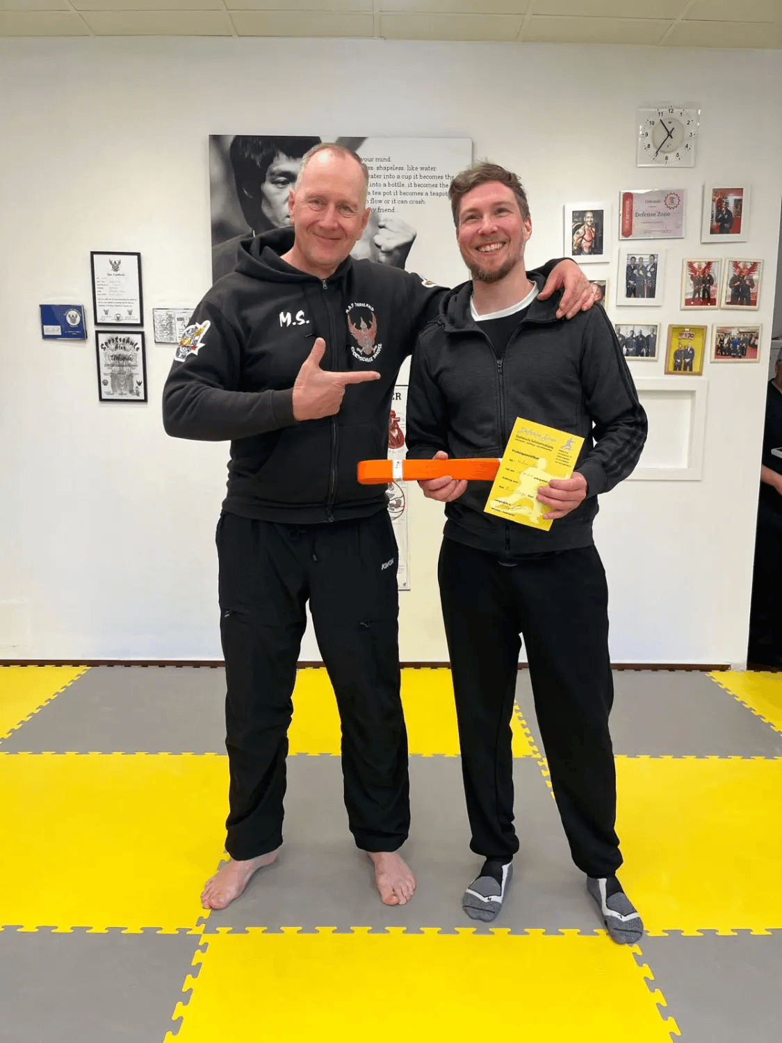 Trainingsimpression aus der Defense Zone